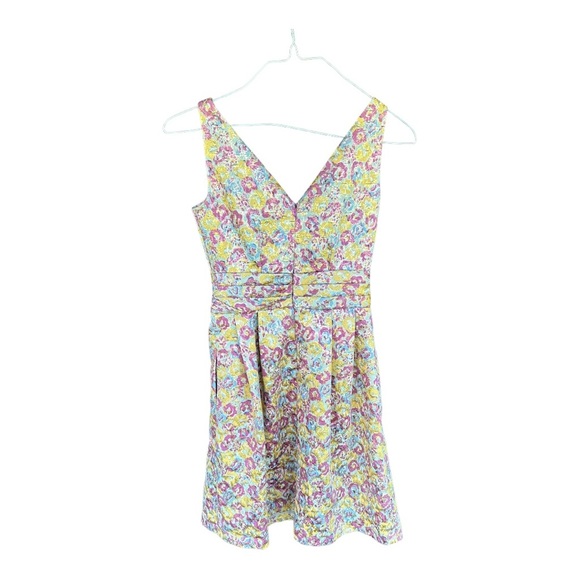 Zac Posen Target Gold Brocade Cocktail Party Dress Pockets Womens 1 - Picture 6 of 6